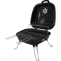 Grătar portabil cu cărbune cu capac, grătar 33x35.5 cm | LUND 99483