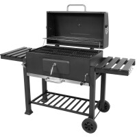 Grătar pe cărbuni XXL cu capac, grătar 78x42.5 cm | LUND 99917