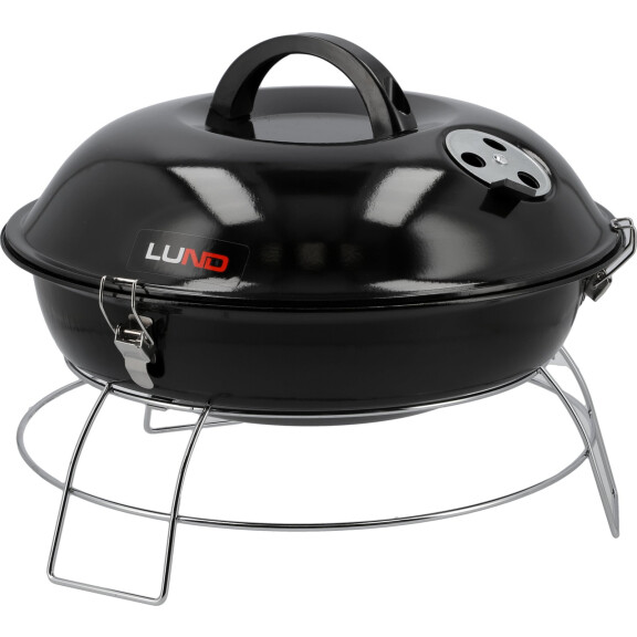 Grătar portabil pe cărbune, grătar cu diametrul de 34 cm | LUND 99921