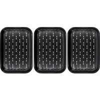 Tăvițe din oțel pentru grătar 3 bucăți | LUND 99851