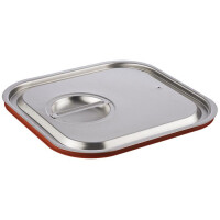 Capac din oțel cu garnitură pentru GN 2/3 | APS 80029