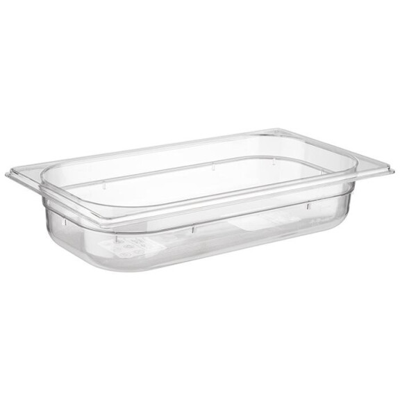 Recipient GN 1/3 din policarbonat, transparent, 6.5 cm | APS 82018