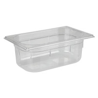 Recipientă GN 1/4 din policarbonat, transparentă, 10 cm | APS 82030