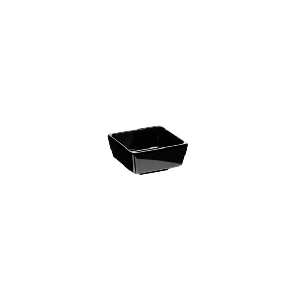 Bol FLOAT din melamină, negru, 9x9x4.5 cm, capac. 160 ml | APS 83913