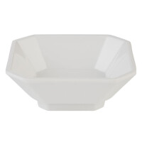 Bol MINI alb, octogonal, din melamină, 8x8x3 cm, 60 ml | APS 84750