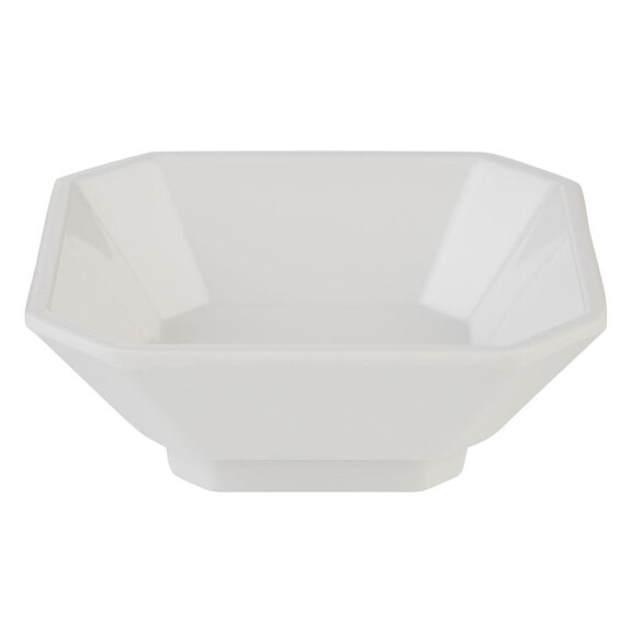 Bol MINI alb, octogonal, din melamină, 8x8x3 cm, 60 ml | APS 84750
