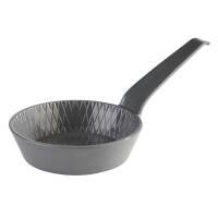 Bol MINI cu mâner, gri din melamină, 8.5x15.5x2.5 cm, 70 ml | APS 84782