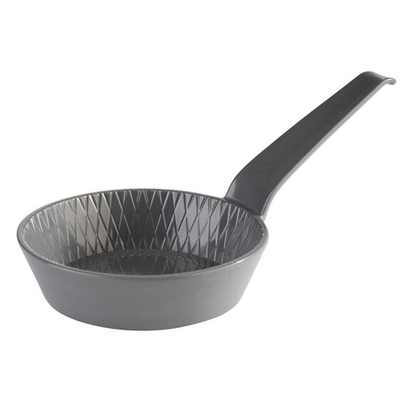 Bol MINI cu mâner, gri din melamină, 8.5x15.5x2.5 cm, 70 ml | APS 84782