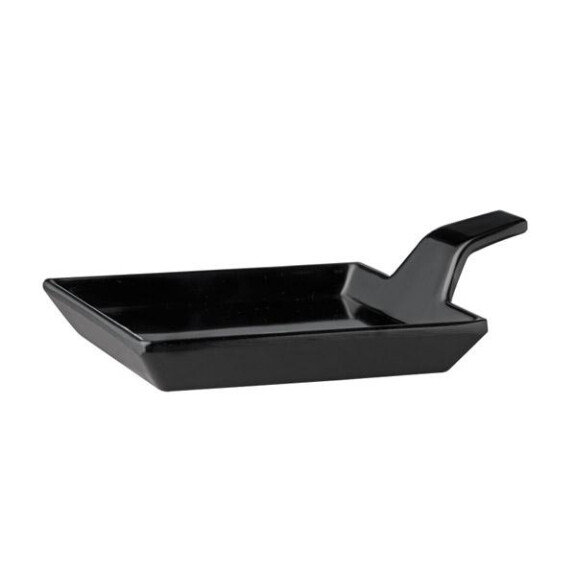 Bol pentru aperitive FLYING BUFFET, melamină, negru, 12x9.5x3 cm | APS 83879