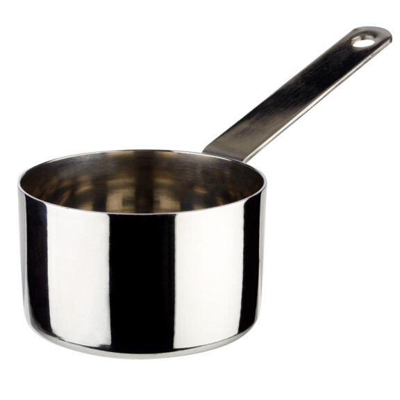 Cană pentru servire POLARIS, culoare oțel, 7x4.5 cm, 120 ml | APS 40643