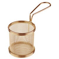 Coș pentru servire SNACKHOLDER, culoare aurie, 8x7.5 cm | APS 40602