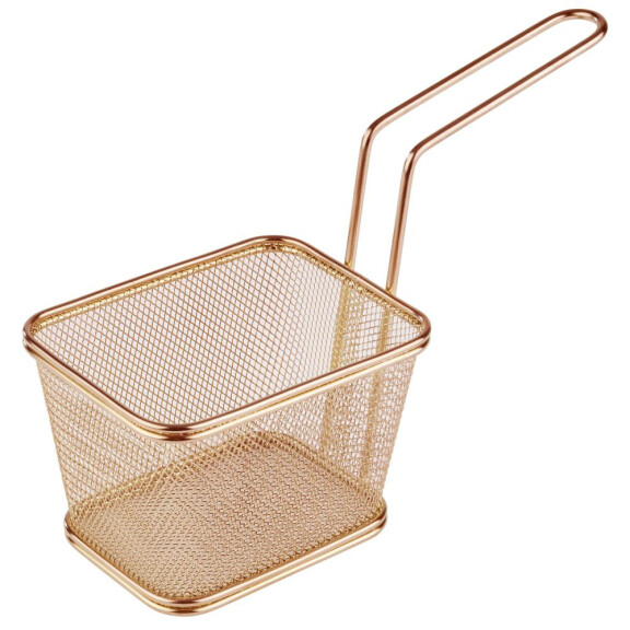 Coș pentru servire SNACKHOLDER, culoare cupru, 13x10.5x9 cm | APS 40623