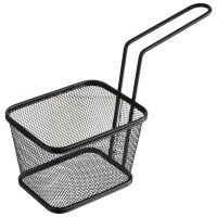 Coș de servire SNACKHOLDER, culoare neagră, 13x10.5x9 cm | APS 40627