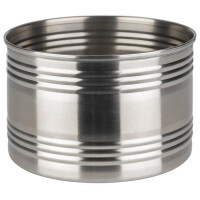 Bol de servire SNACKCAN, oțel inoxidabil, 12x8 cm | APS 40659