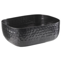 Bol CRAFT din aluminiu, 15.5x12x5.5 cm, 700 ml, culoare neagră | APS 40692