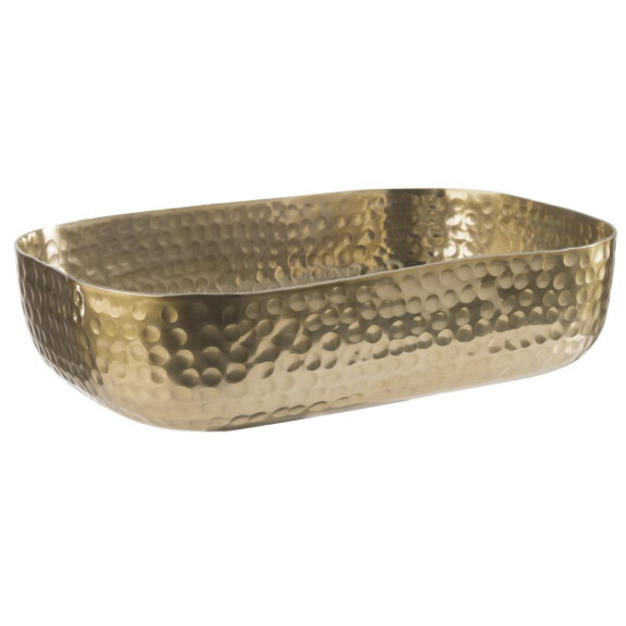 Bol CRAFT din aluminiu, 23x15.5x6 cm, 1.4 l, culoare aurie | APS 40693