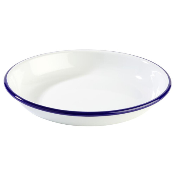 Farfurie ENAMELWARE, oțel emailat, 22x3.5 cm | APS 40662
