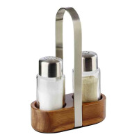 Set pentru condimente WOOD, 11.5x5.5x17 cm | APS 40435