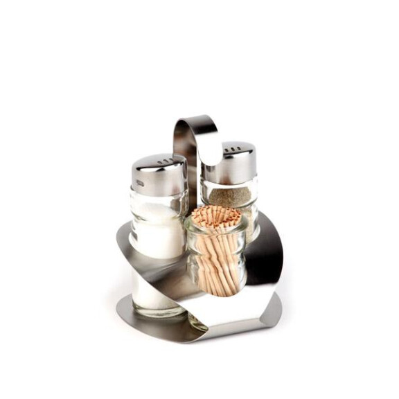 Set pentru condimente DAILY, 3 piese, 9x8.5x11.5 cm | APS 40472
