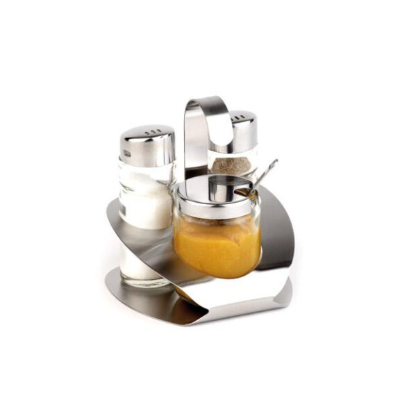Set pentru condimente DAILY, 3 piese, 10x9.5x11.3 cm | APS 40474