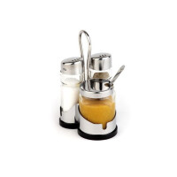 Set pentru condimente EASY, 3 piese, 8.5x8x13 cm | APS 40457