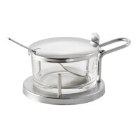 Dozator pentru parmezan UNIT, culoare oțel, 15x11x7 cm | APS 40330