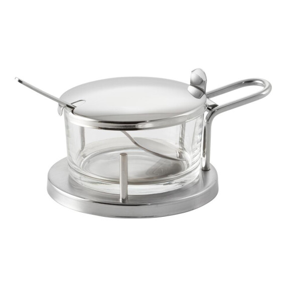 Dozator pentru parmezan UNIT, culoare oțel, 15x11x7 cm | APS 40330
