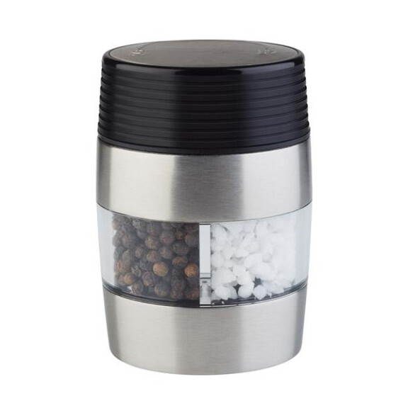 Râșniță ceramică 2 în 1, pentru sare și piper FLIPMILL, 6x4.5x9.5 cm | APS 40544