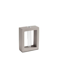 Vază mică cu inserție din sticlă ELEMENT, 10x4.5x12.5 cm | APS 4010