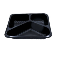 Containere pentru mâncare la pachet 3-compartimente 22,7x17,8x4 cm - 320 buc. | GULLIN D-9400RC
