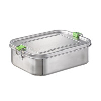 Cutie pentru prânz LUNCHBUDDY, oțel inoxidabil, 22.5x16.5x6.5 cm, 1.4 l | APS 66902