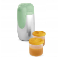 Thermos en acier CHICCO + 2 récipients 5h