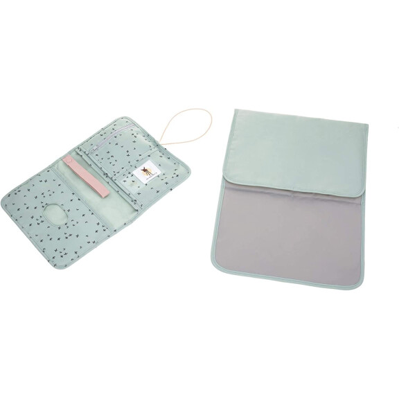 LASSIG range-couches + porte-lingettes