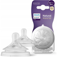 PHILIPS AVENT Tétines pour biberons Natural RESPONSE 0msc+ x2