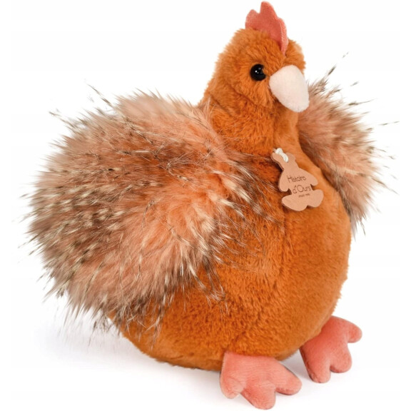 HISTOIRE d'OURS poule en peluche 20 cm