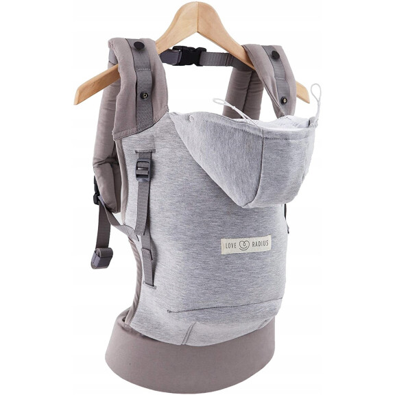 LOVE RADIUS porte-bébé ergonomique avec capuche porte-bébé à capuche