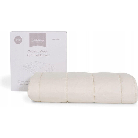 THE LITTLE GREEN SHEEP couverture en coton biologique 120x140 12msc+.