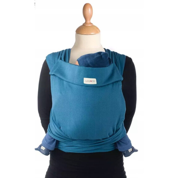BABYLONYA porte-bébé MEI TAI jusqu'à 20kg CAMPANULA BLEU