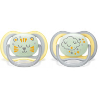 PHILIPS AVENT Ultra Air Night dummies x 2 18ms+c Ĺ...