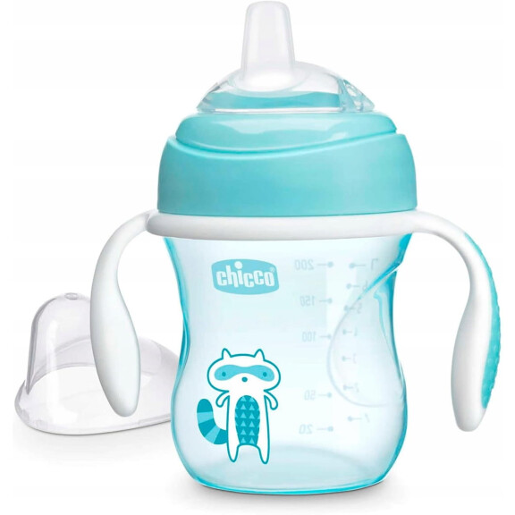 CHICCO Transition Cup sans tasse avec embout buccal et poignées 200 ml 4 m+
