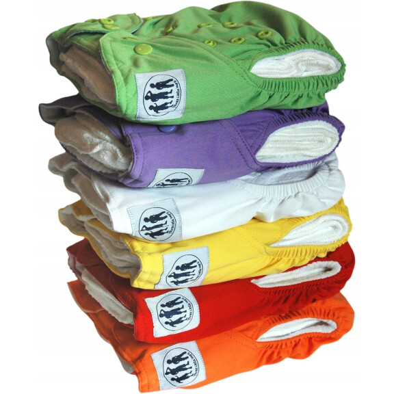 THREE LITTLE IMPS couche réutilisable avec insert x6 3-13kg
