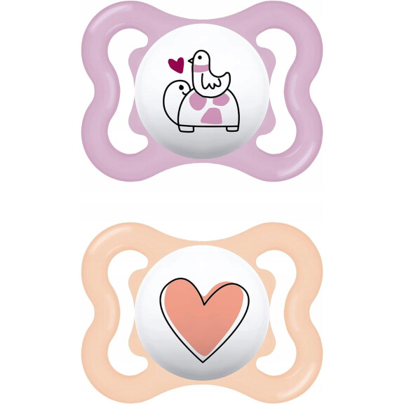 MAM SUPREME tétine en silicone 0-6msc x2