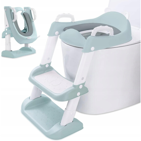 Coussin de siège de toilette MUOIVG avec marchepieds