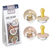Sucettes BIBS COLOUR GLOW 2-pack caoutchouc 0-6 mois
