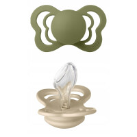 BIBS COUTURE Sucettes en SILICONE 0-6msc ANATOMIQUE