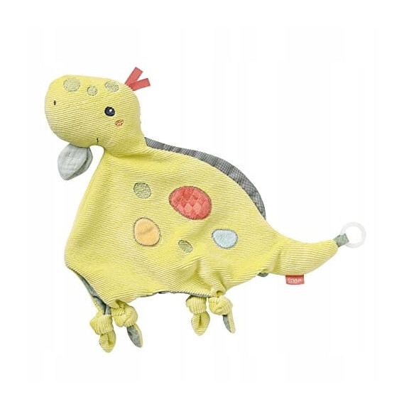 FEHN Happy Dino doudou DINOSAUR 30 cm porte-tétine