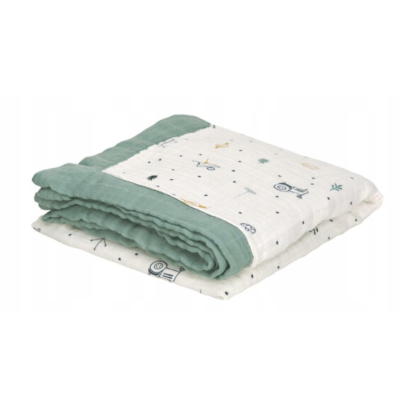 Couverture LASSIG en viscose de bambou 100x100