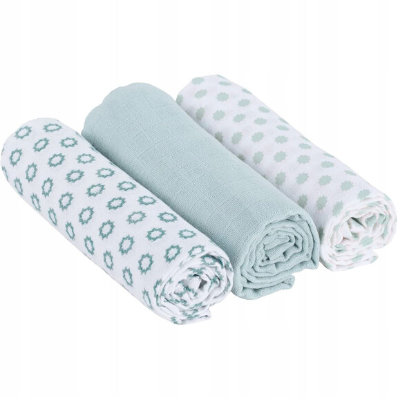 LASSIG cotton Wraps x3 85x85