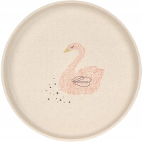 Assiette sans mélamine LASSIG Little Water Swan