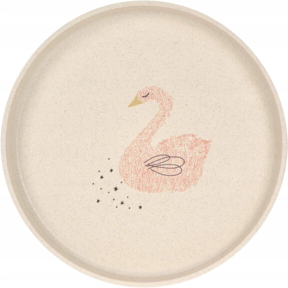 Assiette sans mélamine LASSIG Little Water Swan